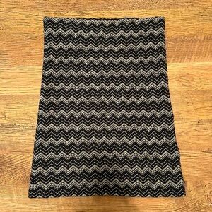 Missoni Chevron Pattern Mid Length Pull On Skirt B17